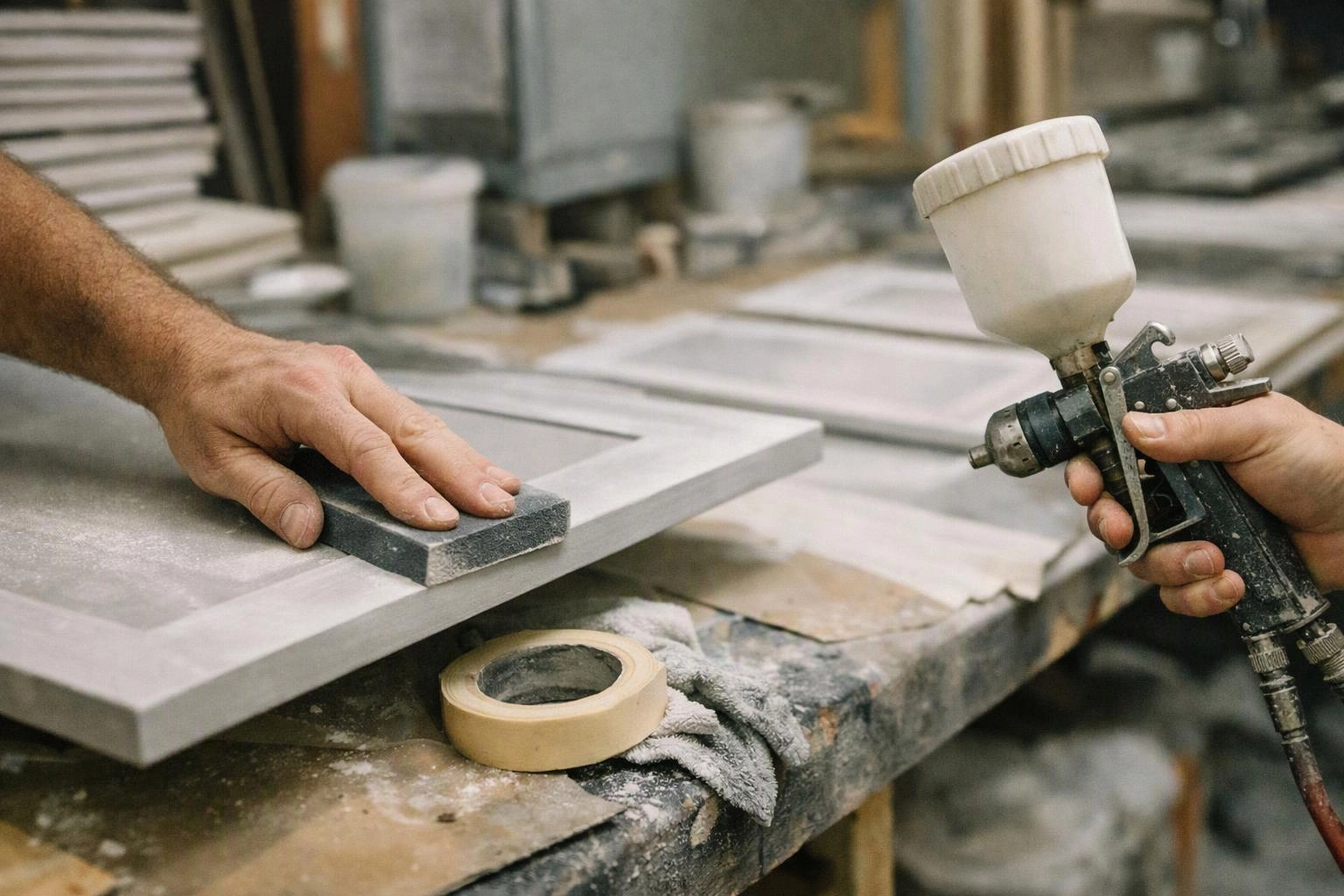 Cabinet Painting and Refacing Process: From Preparation to Final Finish