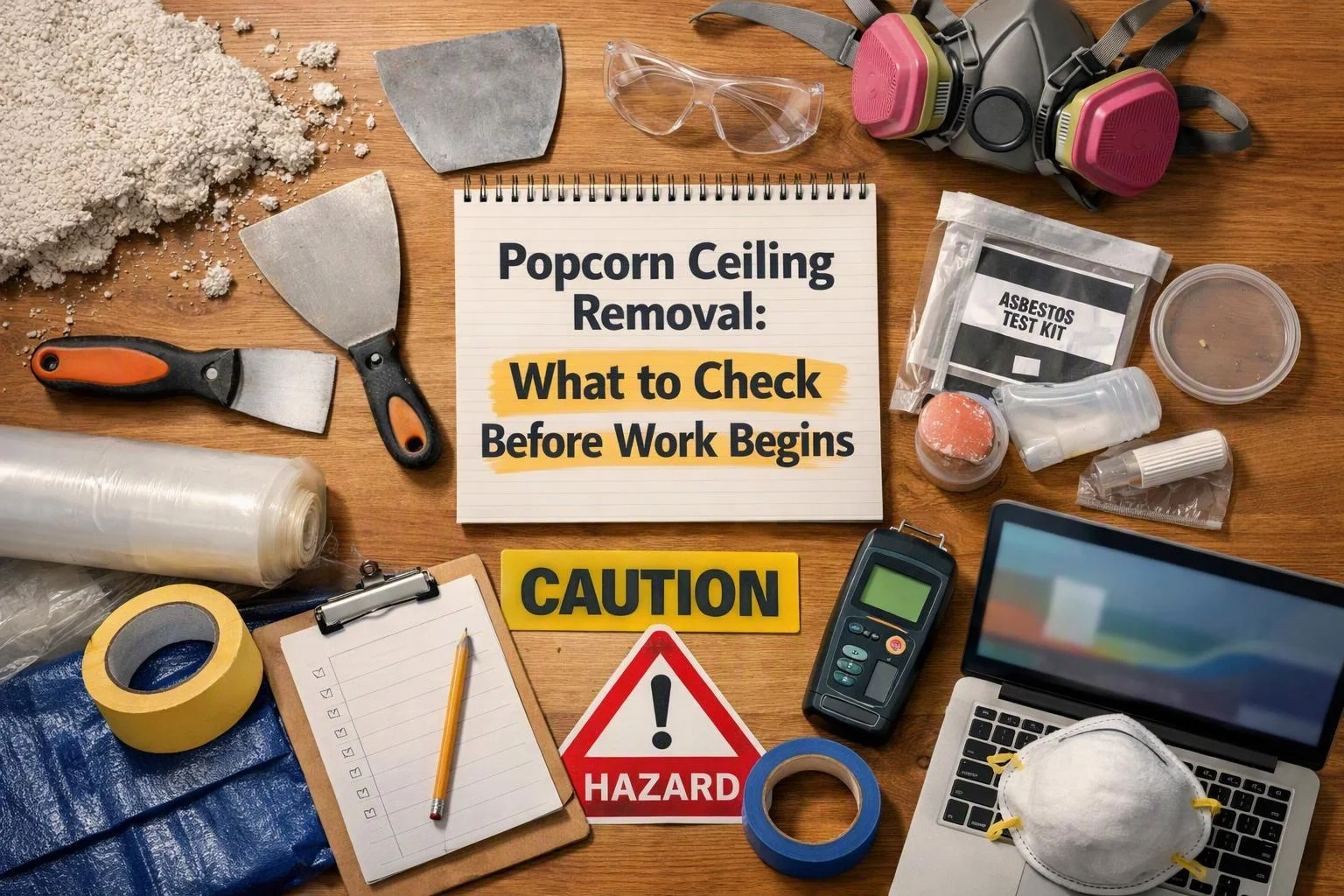 Popcorn Ceiling Removal: What to Check Before Work Begins